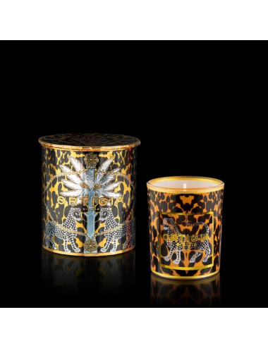 AMBRA NERA CANDLE DECORATED SM